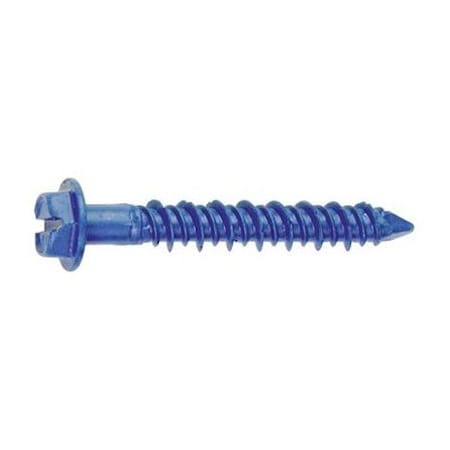 Itw Tapcon Concrete Screw, Hex, Steel 24345
